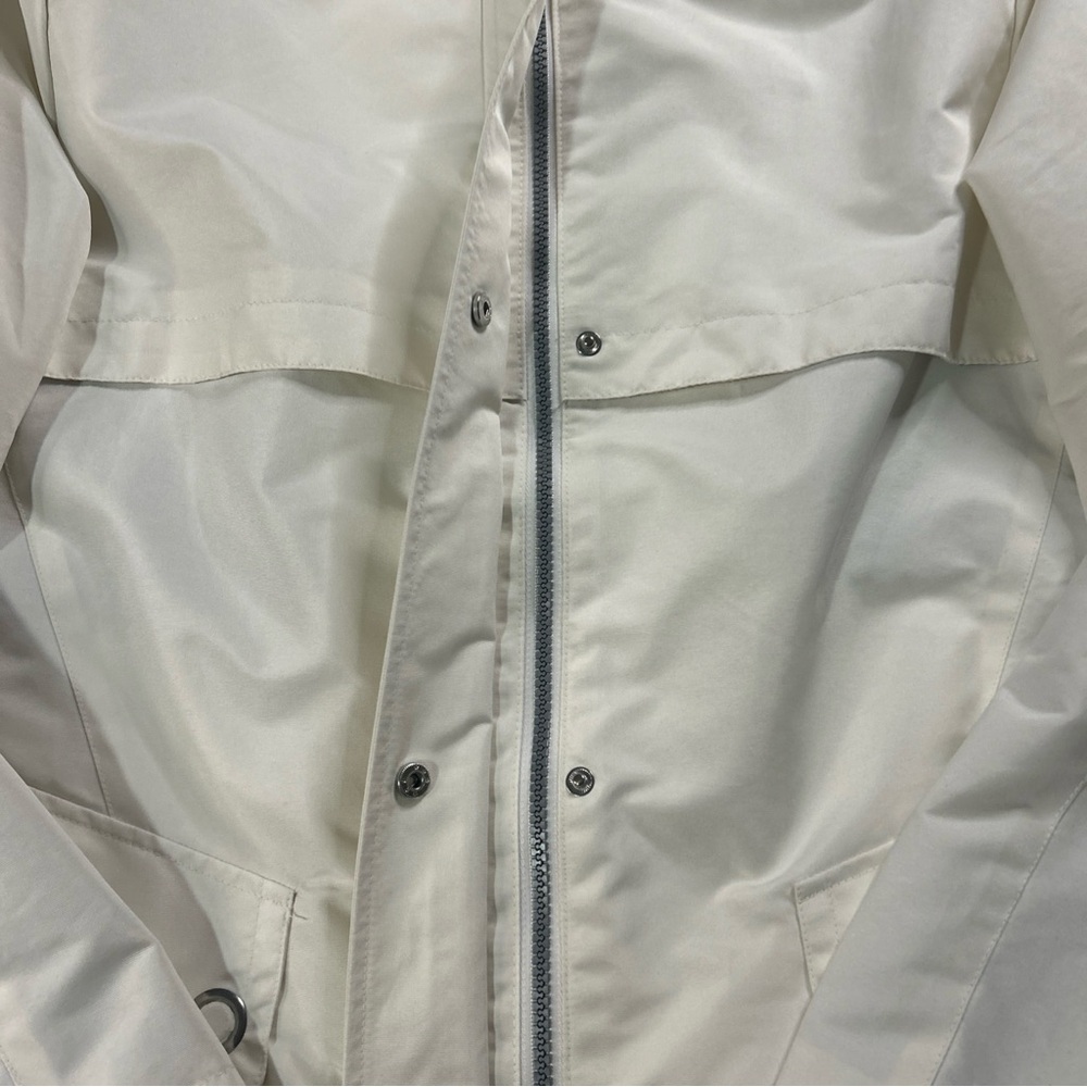 Weatherproof Jacket Coat Women’s Large White Zip Snaps Lightweight Spring Casual - Picture 6 of 16